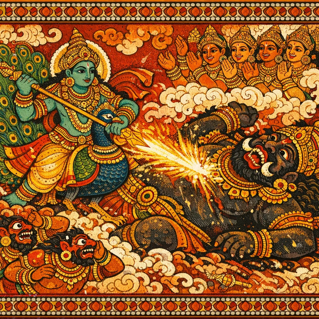 Matsya Purana - The Slaying of Tāraka: Skanda’s Śakti and the Victory of the Devas